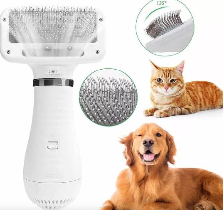 Cepillo secador mascotas